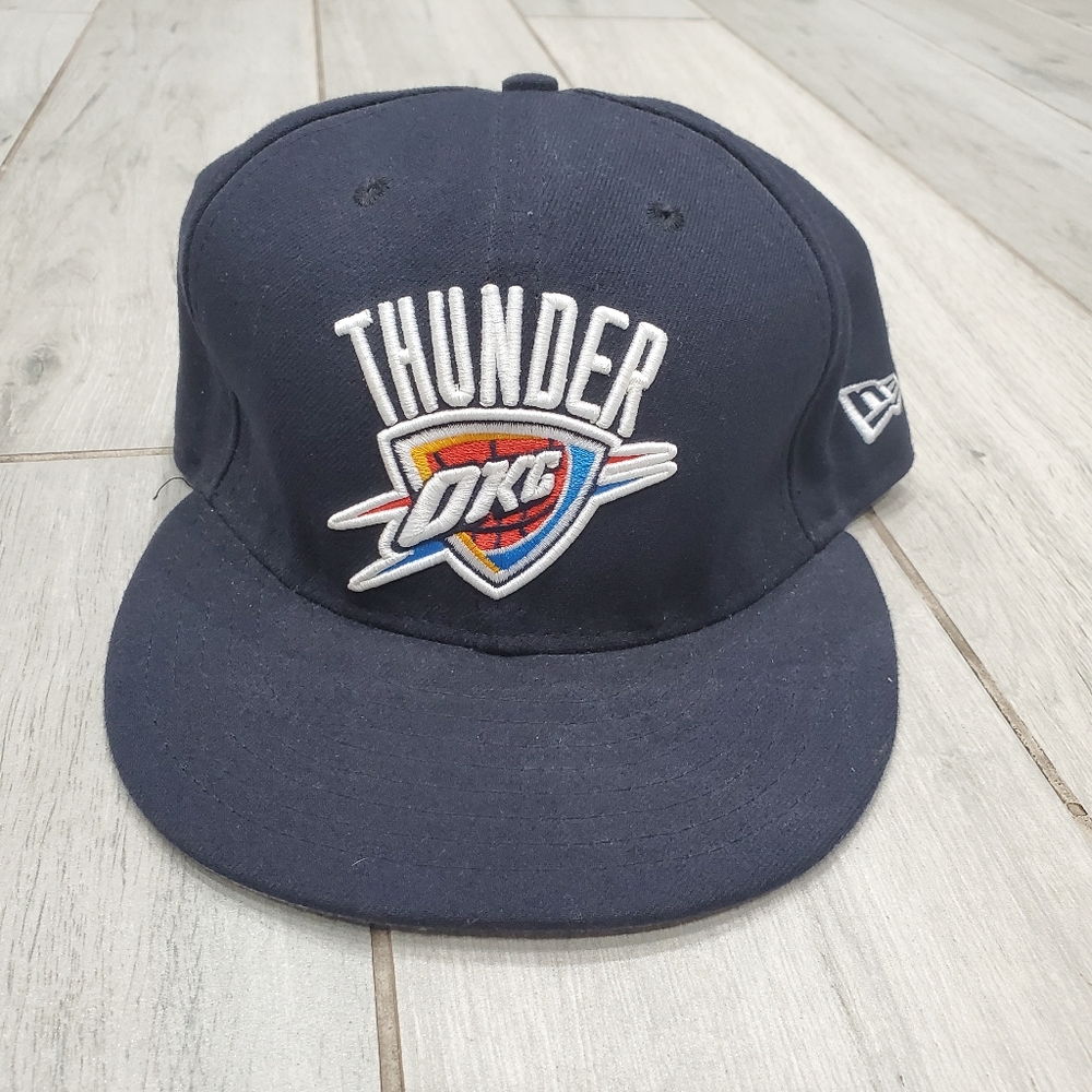 OKC Thunder New Era Fitted Hat Size 7 7/8